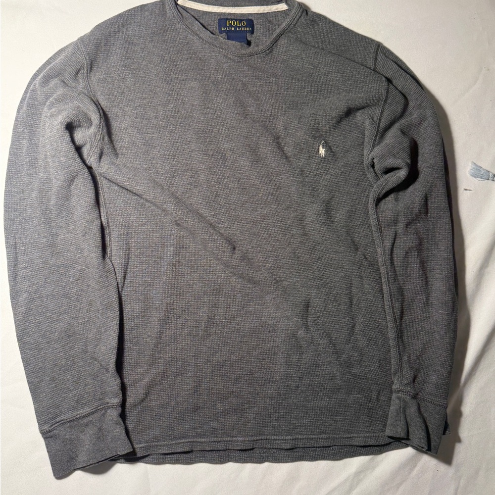Polo by Ralph Lauren Gray Long Sleeve Shirt